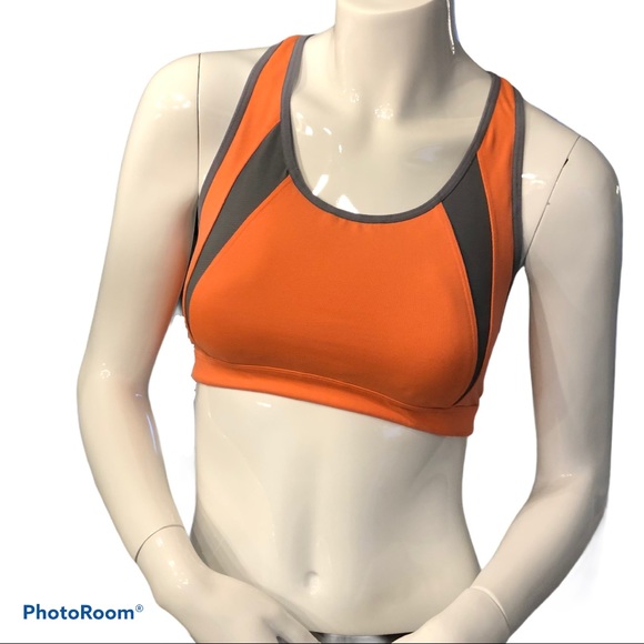 Athleta Stunner Sports Bra - Orange Size Small - Picture 4 of 10